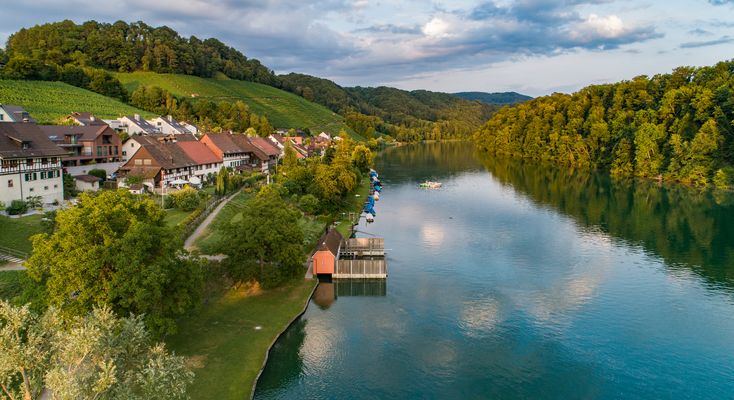 Luftaufnahme Eglisau, Schweiz Nr. 4