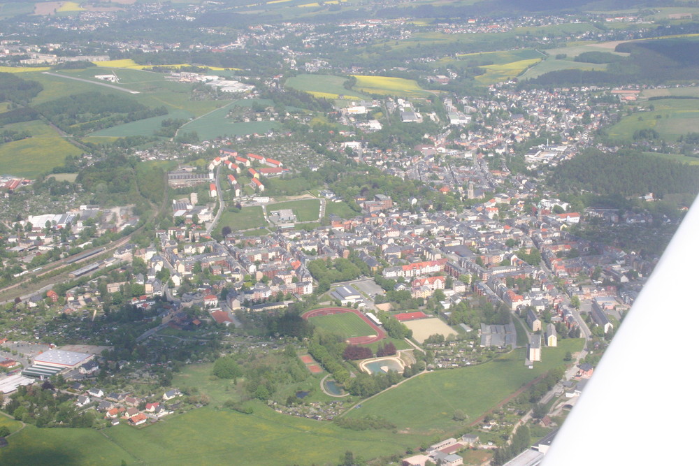 Luftaufnahme Falkenstein/Vogtland