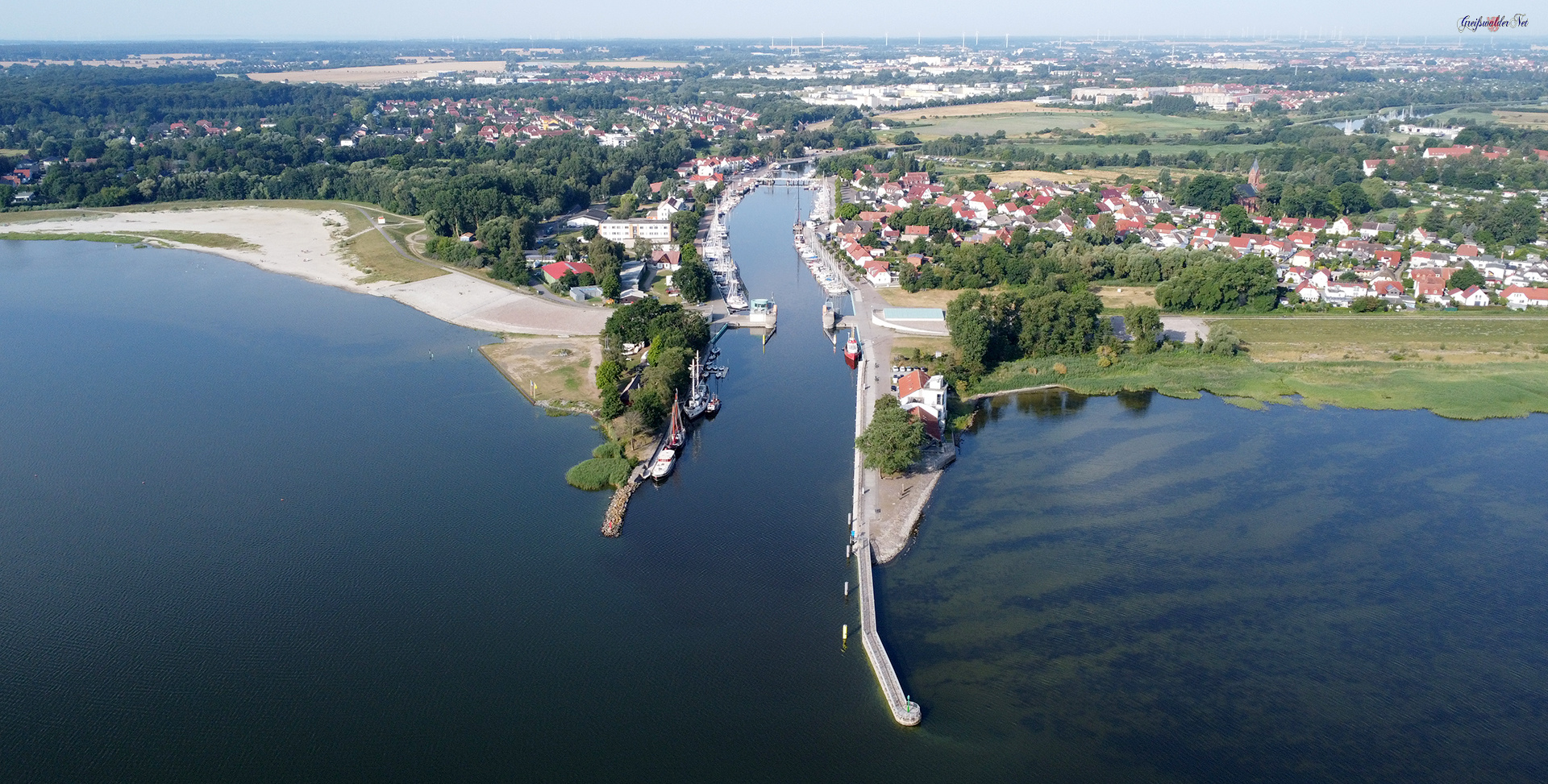 Luftaufnahme Greifswald-Wieck