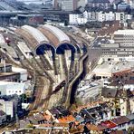 Luftaufnahme Hagener Hauptbahnhof