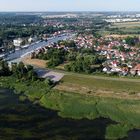 Luftaufnahme Panorama Greifswald-Wieck