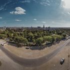 Luftaufnahme / Panorama vom Heiligengeist in Hamburg bei St. Pauli