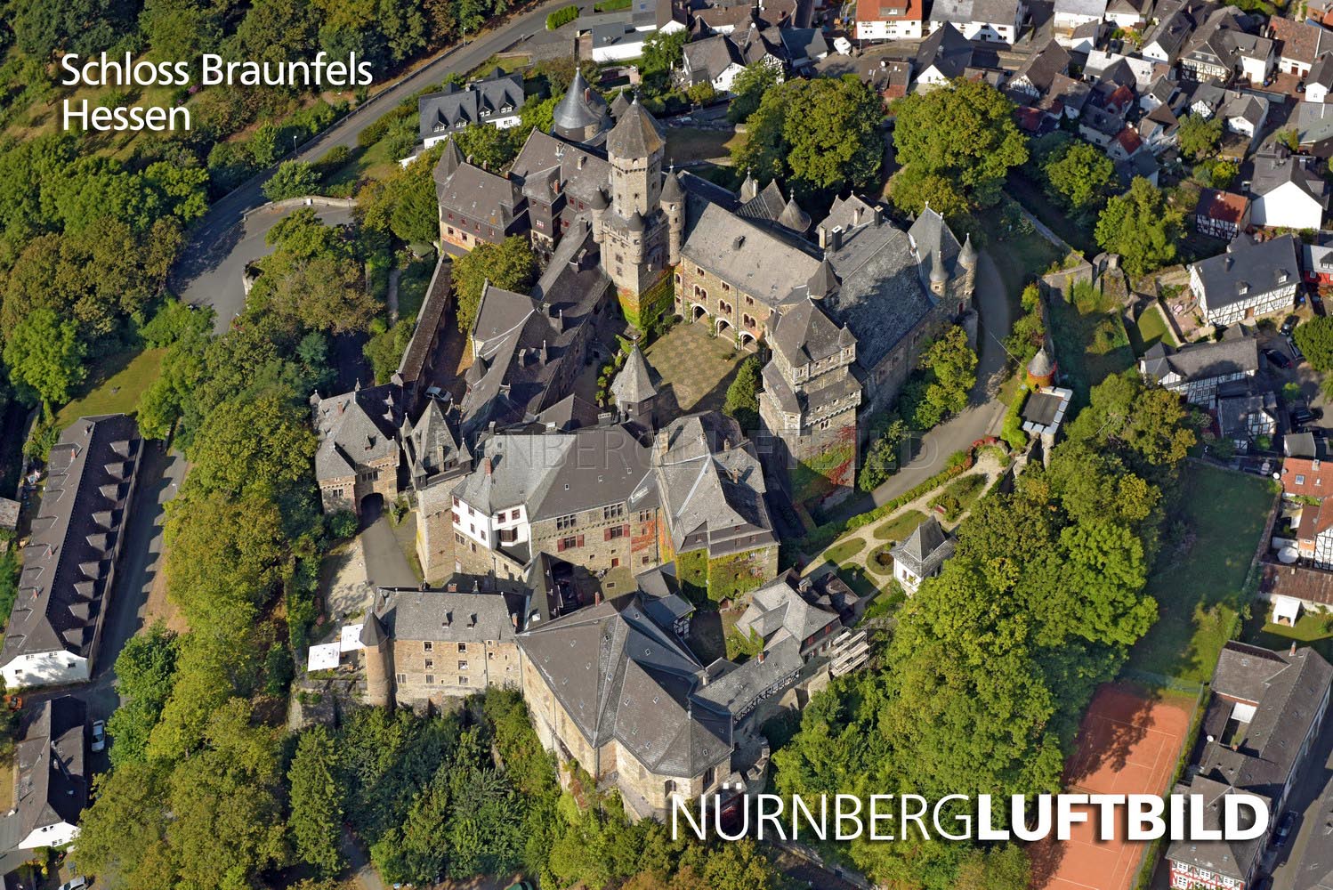 Luftaufnahme Schloss Braunfels