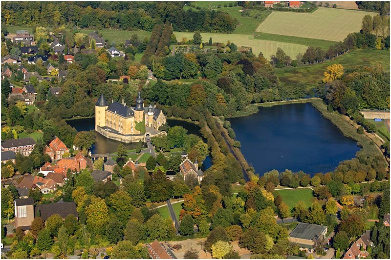 Luftaufnahme Schloss Gemen