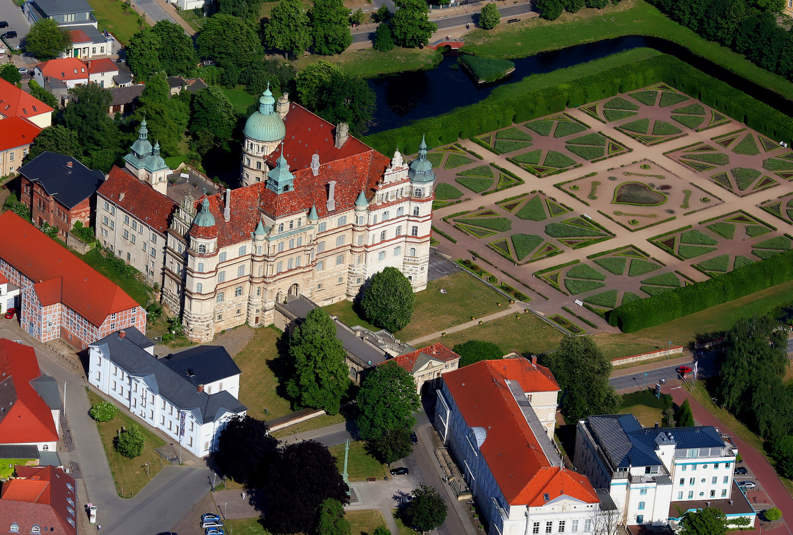 Luftaufnahme Schloss Güstrow