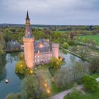 Luftaufnahme Schloss Moyland am Niederrhein