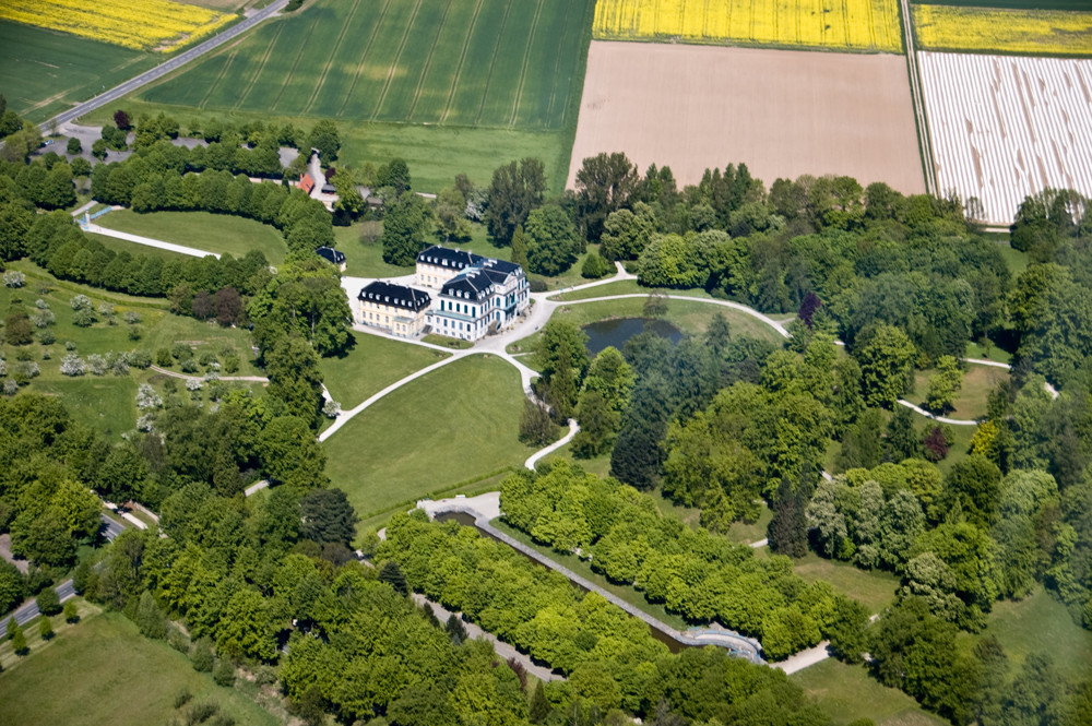 Luftaufnahme Schloss Wilhelmstal