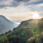 Luftaufnahme über Illgau Zentralschweiz