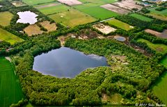 Luftaufnahme vom Naturschutzgebiet  "Heilges Meer"