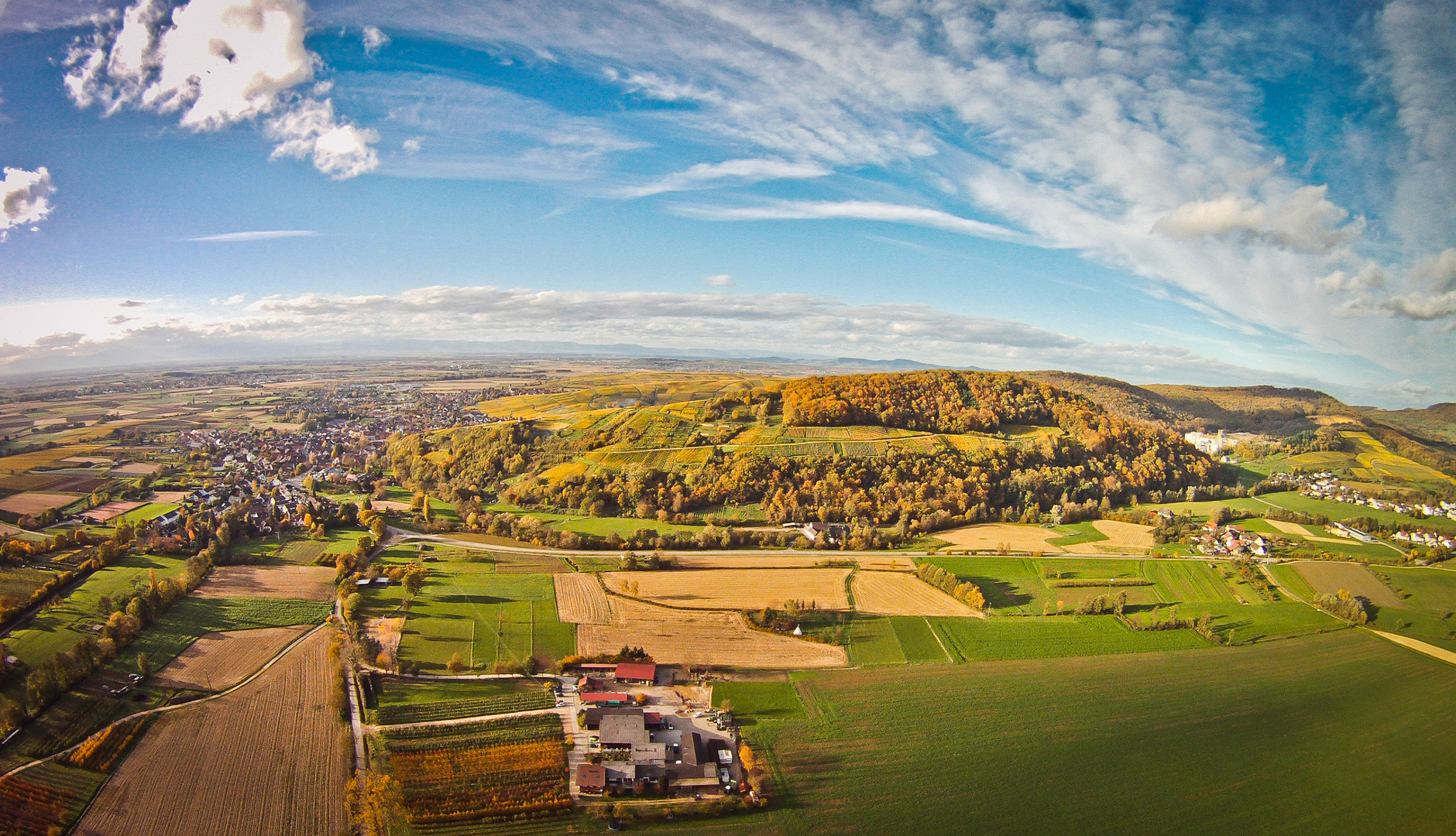 Luftaufnahme von Ehrenstetten