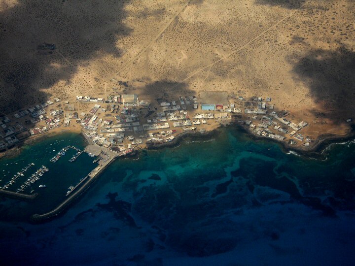 Luftaufnahme von La Graciosa