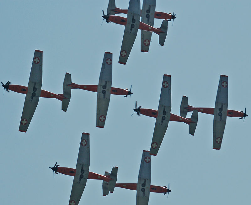 Luftballett des Schweizerischen PC-7 Teams