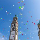 Luftballons am Rathausplatz