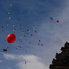 Luftballons statt Feuerwerk