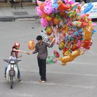 Luftballonverkäufer in Hanoi