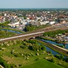 Luftbild der grünen Innenstadt von Hamm Westfalen