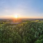 Luftbild der Halde Großes Holz in Bergkamen