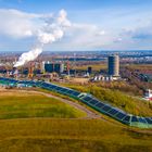 Luftbild der Skihalle und Kokerei in Bottrop im Ruhrgebiet