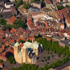 Luftbild der zauberhaften Altstadt von Münster