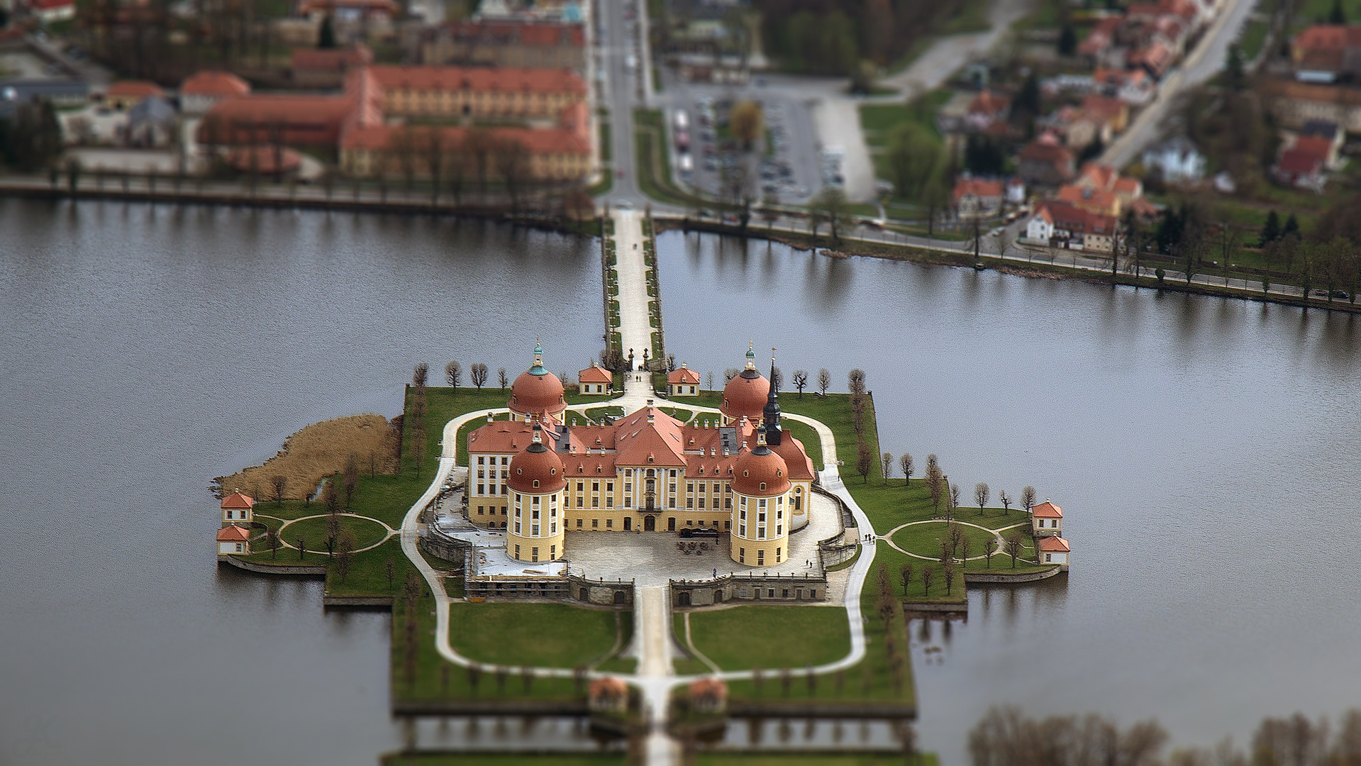 Luftbild Dresden Moritzburg
