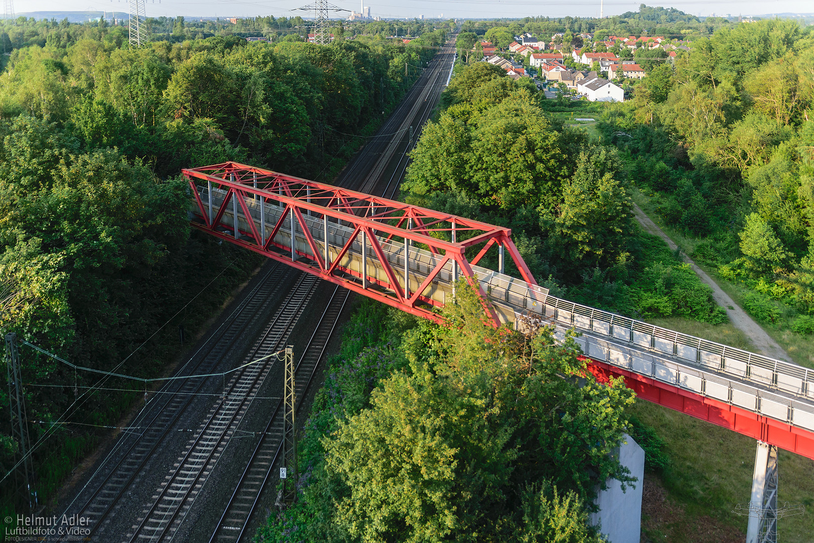 « Luftbild Erzbahntrasse »