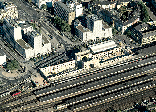 luftbild hauptbahnhof mannheim,sanierung
