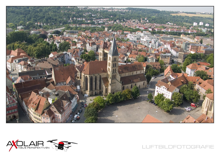 LUFTBILD: Kirche, Esslingen