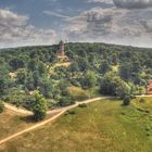 Luftbild über dem Babelsberger Park in Potsdam I