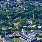 Luftbild vom Ruhrstadion und dem Bergbaumuseum in Bochum