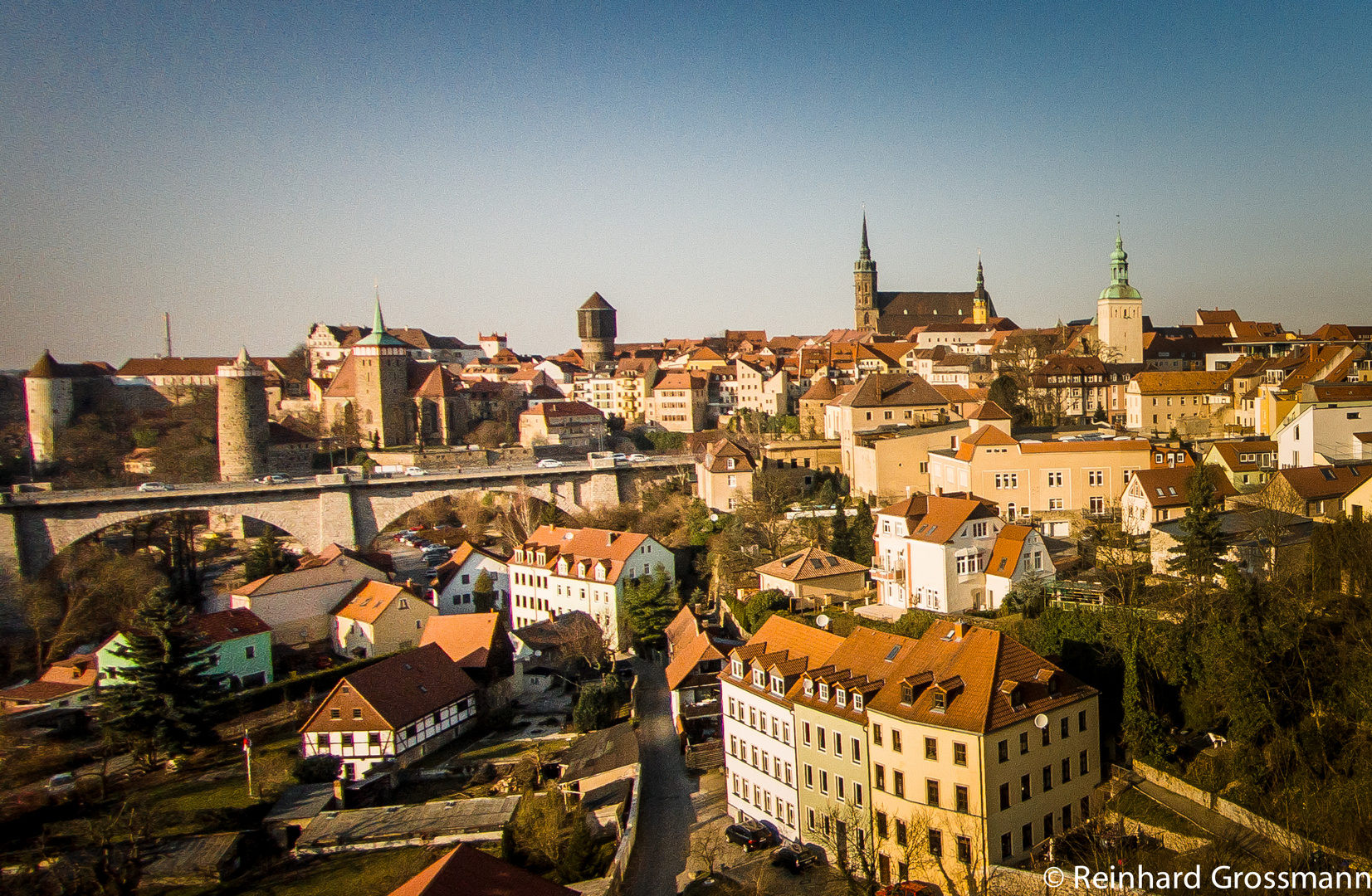 Luftbild von Bautzen