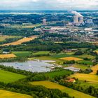 Luftbild von Hamm Uentrop mit dem Haarener See