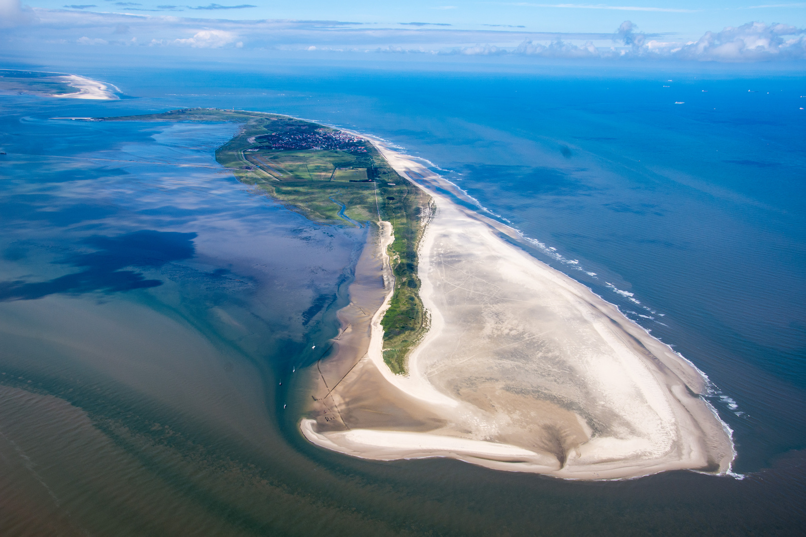 Luftbild von Wangerooge