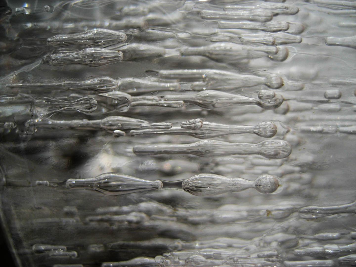 Luftblasen im Eis