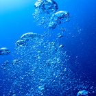 Luftblasen im Ozean