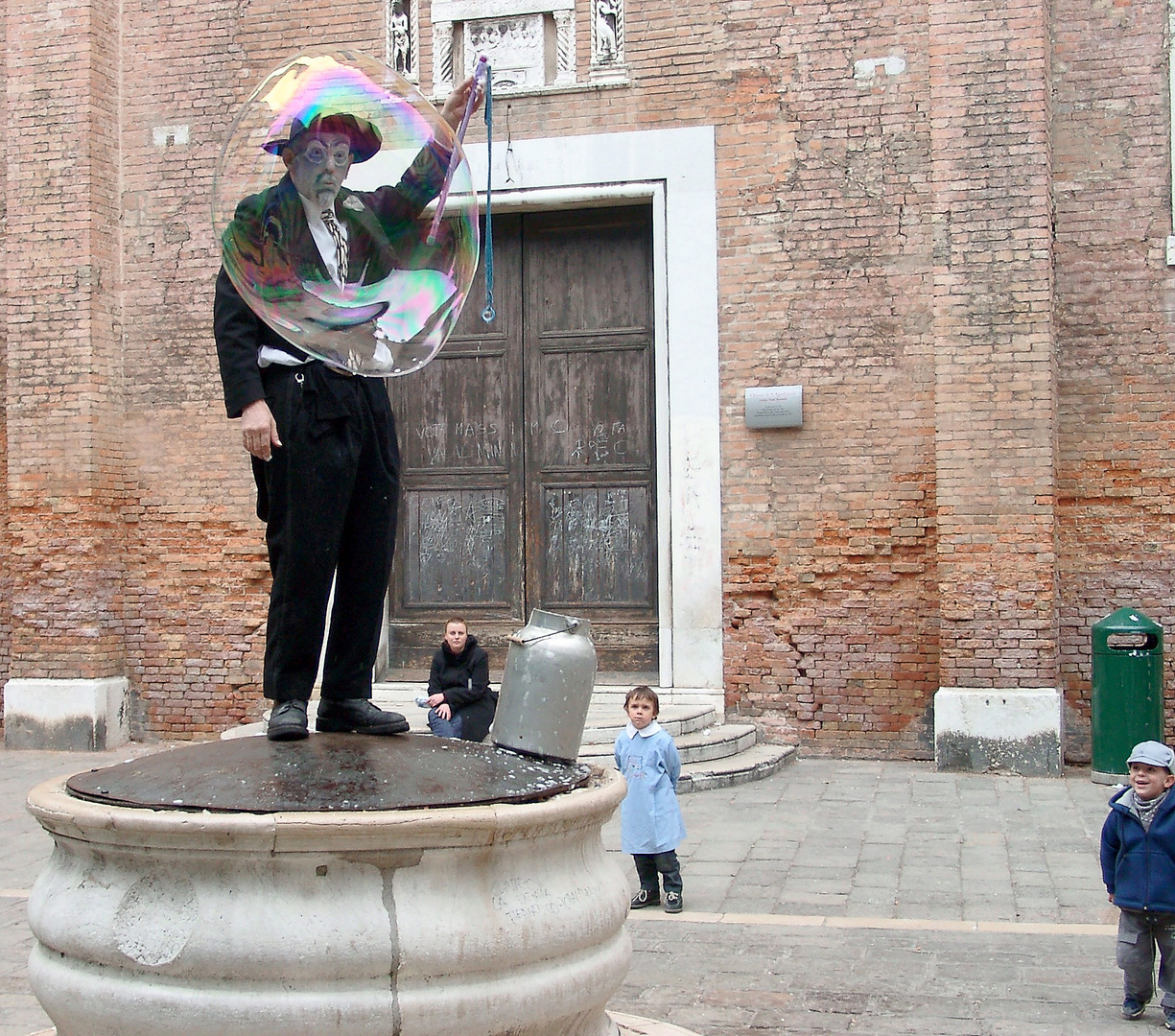 Luftblasen in Venedig