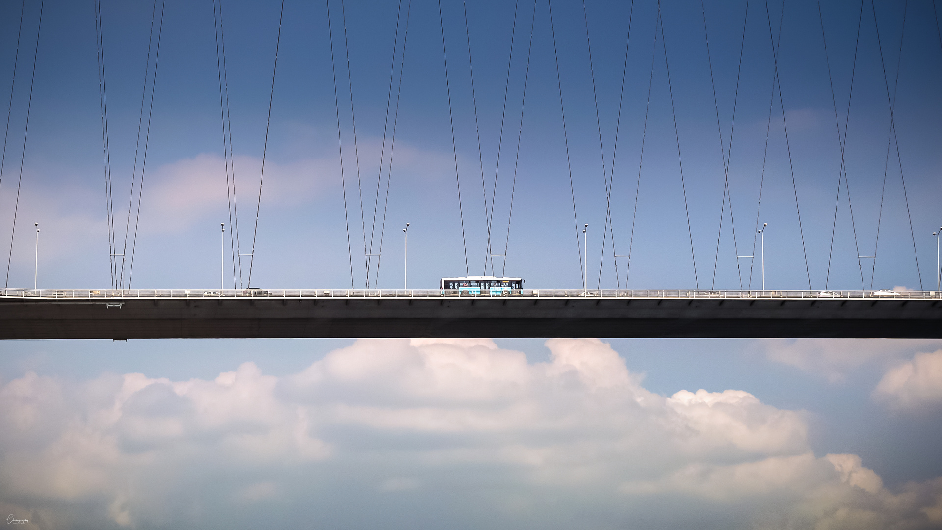 Luftbrücke (Bosporus-Brücke, Istanbul)