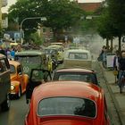 Luftgekühlter Verkehrsstau