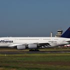 Lufthansa-380 in Tegel