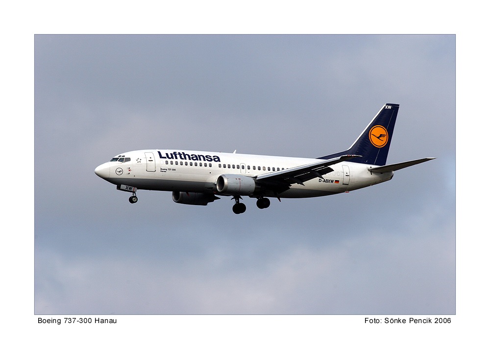 Lufthansa 737-300 Hanau