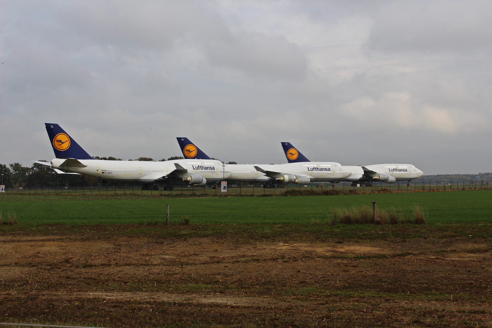 Lufthansa 747-400 @Twente Airport