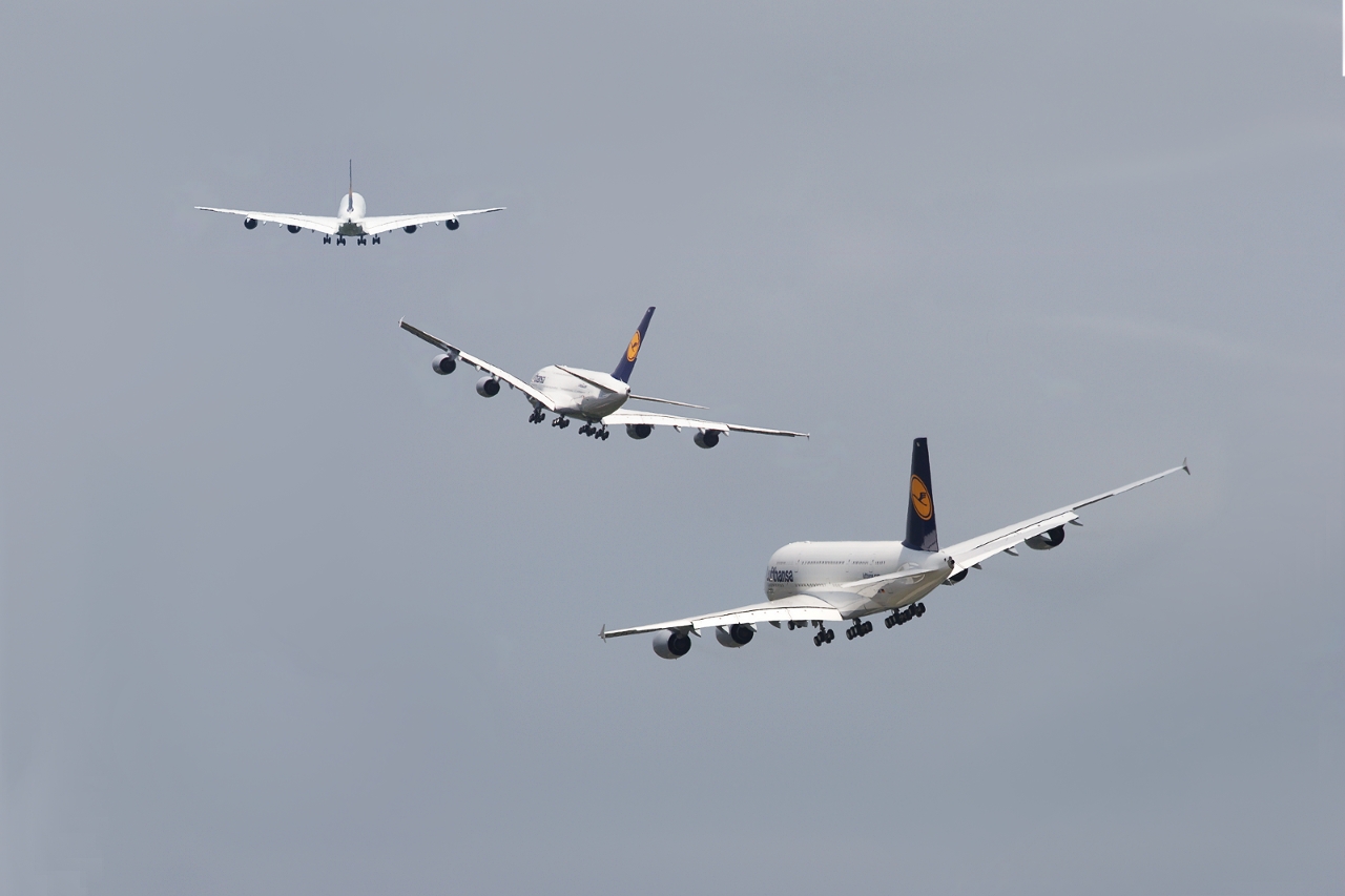 Lufthansa A380 first flight Reg.: D-AIMA