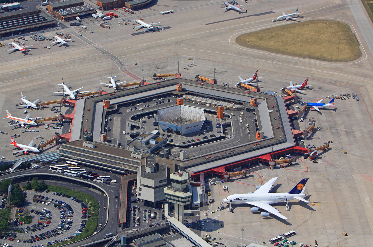 LUFTHANSA A380 zur Taufe auf dem Flughafen Tegel auf den Namen Berlin