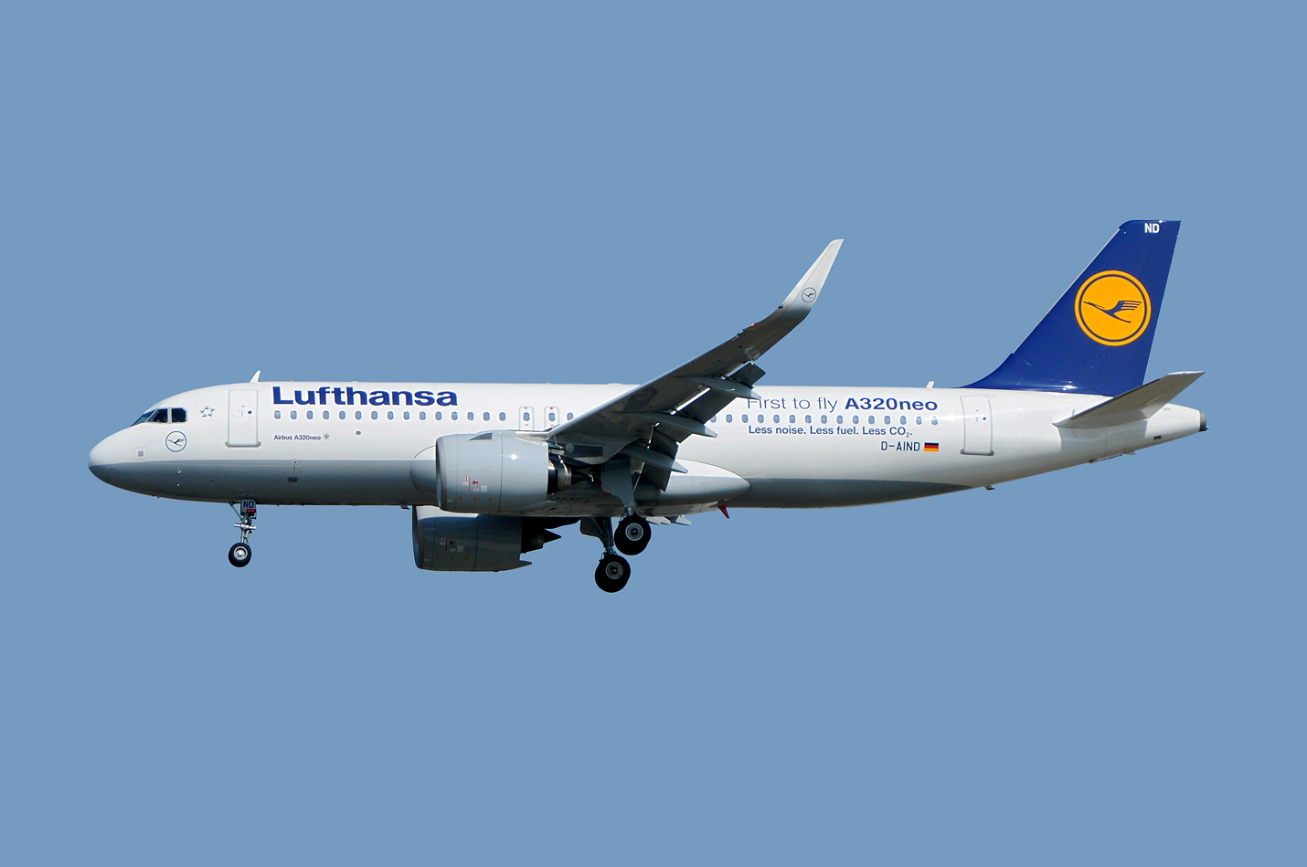 Lufthansa Airbus A320 NEO D-AIND 