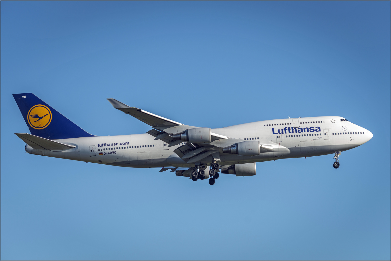 Lufthansa Boeing 747-400 Mülheim a.d. Ruhr