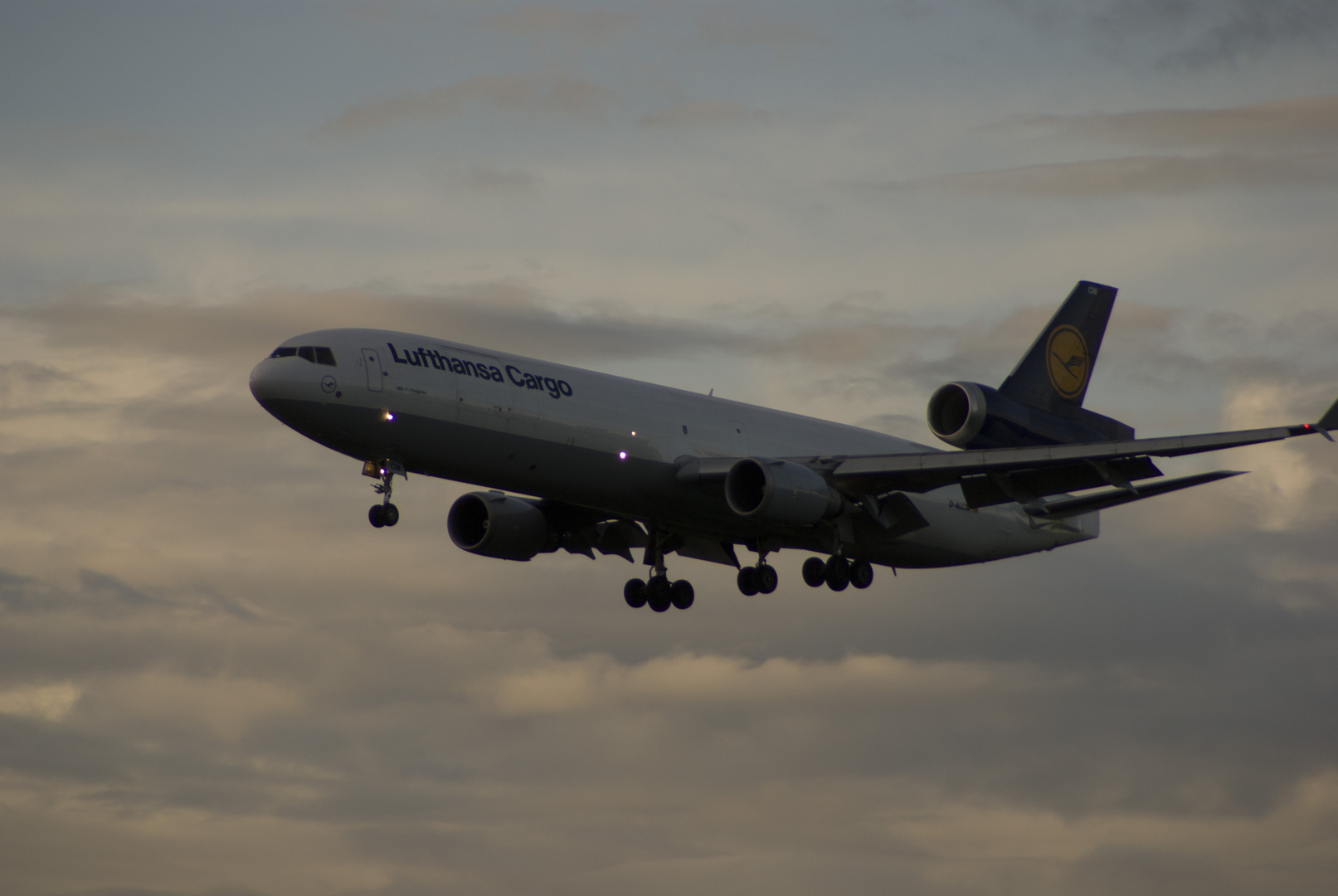 Lufthansa Cargo im Anflug auf Frankfurt/Main