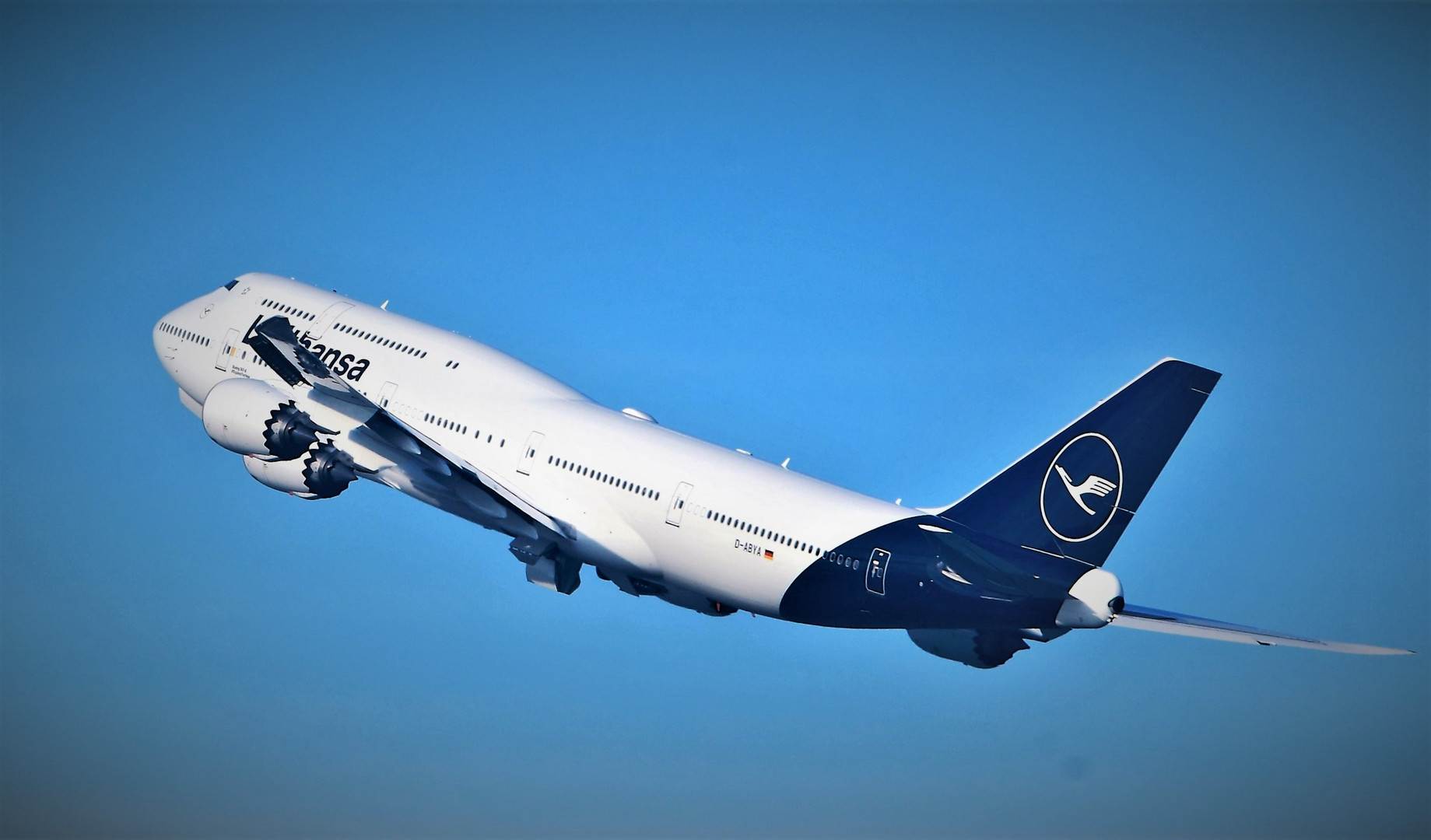 Lufthansaspektakel am Flughafen Düsseldorf