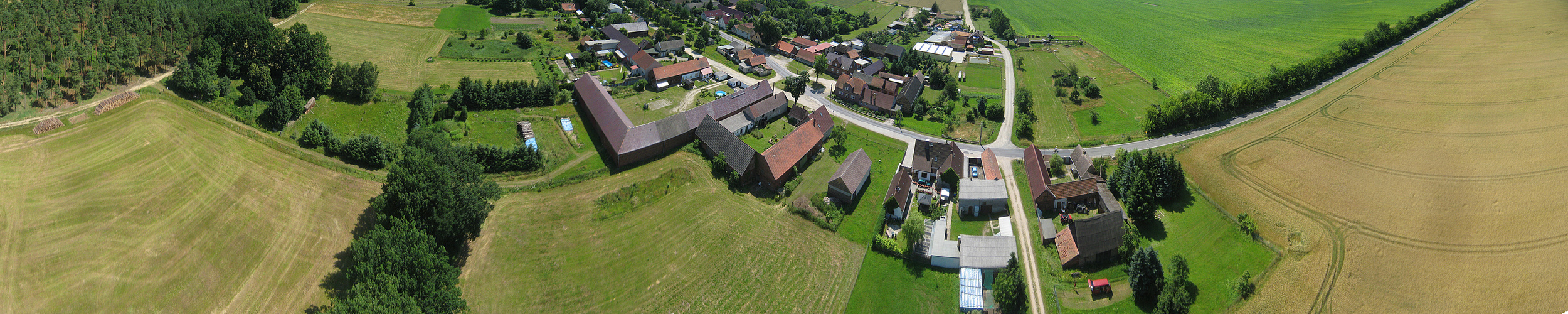 Luftpanorama aus der Lausitz