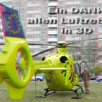 Luftrettung (3D-Foto - mit rot/cyan-Brille ansehen)