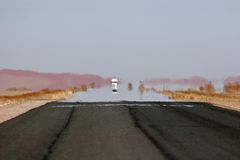 Luftspiegelung in der Namib