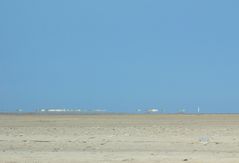 Luftspiegelungen, auf Borkum beobachtet.